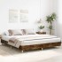 Estructura de cama sin colchón roble ahumado 180x200