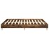 Estructura de cama sin colchón roble ahumado 180x200