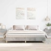 Estructura de cama sin colchón gris hormigón 160x200 cm