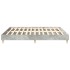 Estructura de cama sin colchón gris hormigón 160x200