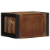 Mesillas de noche multicolor 2 uds 40x35x25 cm madera