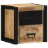 Mesitas de noche 2 uds 40x35x40 cm madera maciza rugosa
