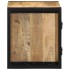 Mesitas de noche 2 uds 40x35x40 cm madera maciza rugosa