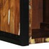 Mesilla de noche multicolor 40x35x40 cm madera maciza