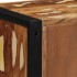 Mesilla de noche multicolor 40x35x40 cm madera maciza