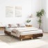 Estructura de cama sin colchón madera vieja 140x190 cm
