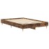 Estructura de cama sin colchón roble ahumado 120x190 cm