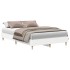 Estructura de cama sin colchón blanca 135x190 cm
