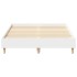 Estructura de cama sin colchón blanca 135x190 cm