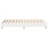 Estructura de cama sin colchón blanca 135x190 cm
