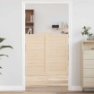 Puertas batientes diseño de lamas 2 par 100x100cm madera pino