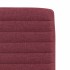 Sillas de comedor 2 unidades tela rojo