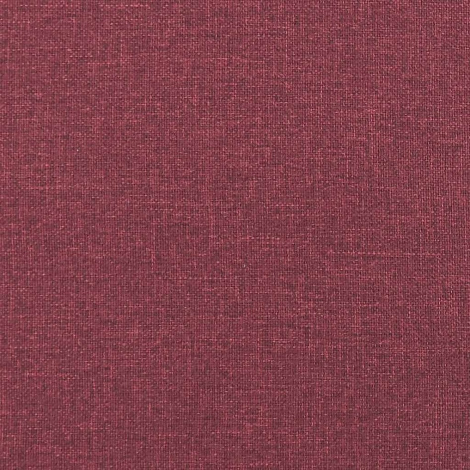 Sillas de comedor 2 unidades tela rojo