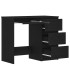 Escritorio de madera contrachapada roble negro 90x45x76