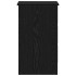 Escritorio de madera contrachapada roble negro 90x45x76