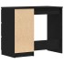 Escritorio de madera contrachapada roble negro 90x45x76