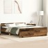 Estructura de cama sin colchón madera antigua 140x190