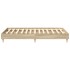 Estructura de cama sin colchón madera roble Sonoma 120x200