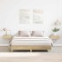 Estructura de cama sin colchón madera roble Sonoma 150x200
