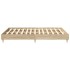 Estructura de cama sin colchón madera roble Sonoma 150x200