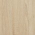 Estructura de cama sin colchón madera roble Sonoma 150x200