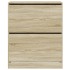Zapatero de madera de ingeniería roble Sonoma 80x34x96,5