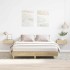 Estructura de cama sin colchón madera roble Sonoma 140x200
