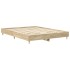 Estructura de cama sin colchón madera roble Sonoma 140x200