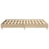 Estructura de cama sin colchón madera roble Sonoma 140x200