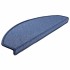 Alfombrilla escalera 30 uds azul 65x24x4