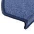 Alfombrilla escalera 30 uds azul 65x24x4
