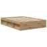 Estructura de cama sin colchón roble artesanal 120x200