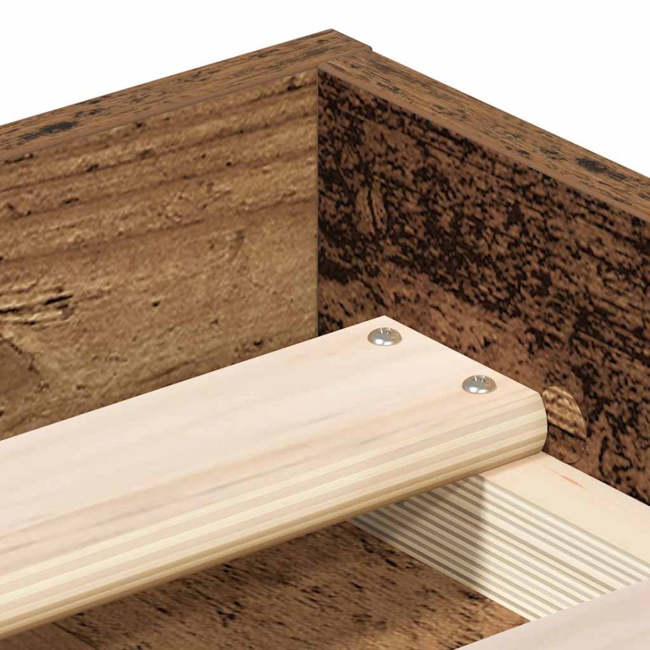 Estructura de cama sin colchón madera de ingeniería