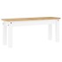 Juego de comedor Panama 4 pzas madera maciza de pino