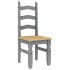 Juego de comedor Panama 3 pzas madera maciza de pino