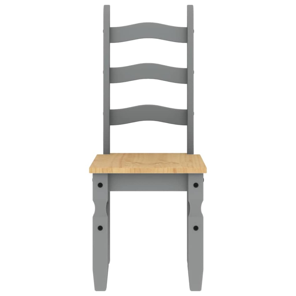 Juego de comedor Panama 3 pzas madera maciza de pino