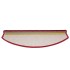 Alfombrilla escalera 30 uds rojo burdeos 65x24x4