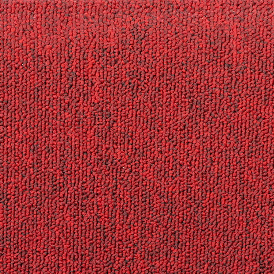 Alfombrilla escalera 30 uds rojo burdeos 65x24x4