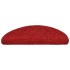 Alfombrilla escalera 30 uds. rojo 65x21x4