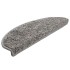 Alfombrilla escalera 30 uds Gris 65x21x4