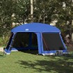 Carpa para piscina con desmontables y paredes azul 618x532 cm