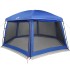 Carpa para piscina con desmontables y paredes azul 618x532