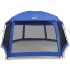 Carpa para piscina con desmontables y paredes azul 618x532