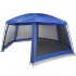 Carpa para piscina con desmontables y paredes azul 618x532