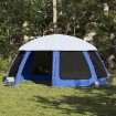 Carpa para piscina con desmontables y paredes azul 612x612 cm