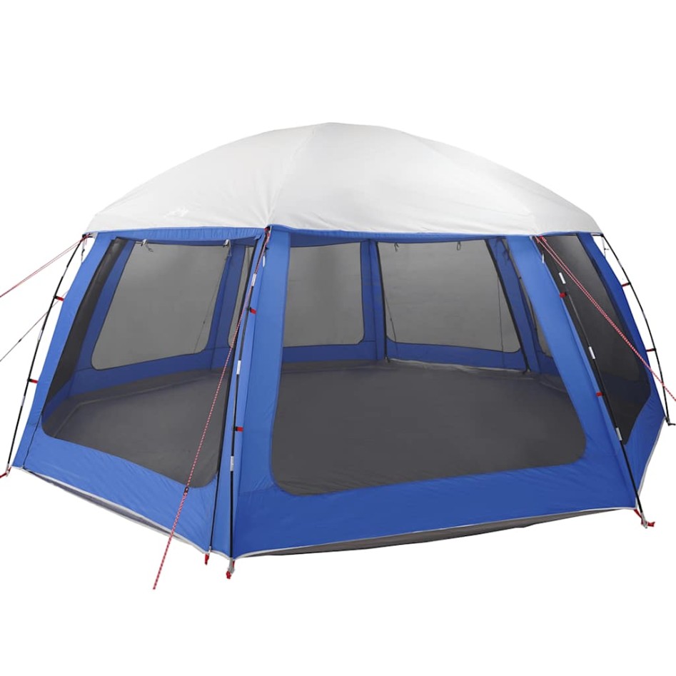Carpa para piscina con desmontables y paredes azul 612x612