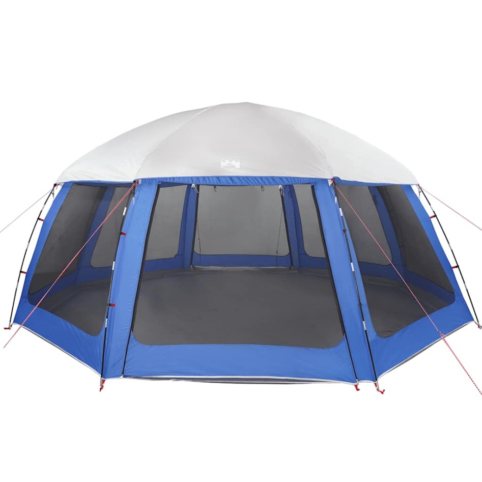 Carpa para piscina con desmontables y paredes azul 612x612