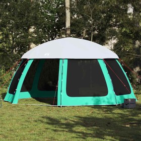 Carpa para piscina con desmontables y paredes azul 510x510