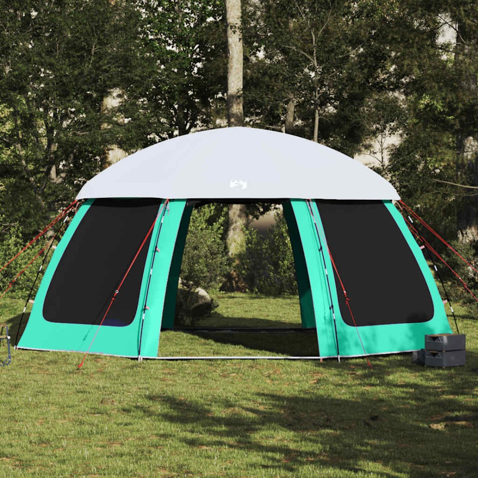 Carpa para piscina con desmontables y paredes azul 510x510