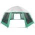 Carpa para piscina con desmontables y paredes azul 510x510